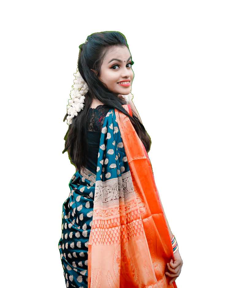 Girl In Saree Picsart Editing PNG Images Download