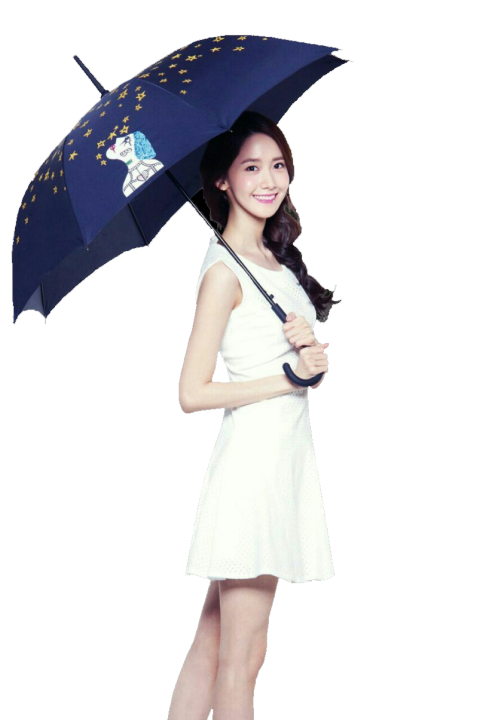 Girl With Umbrella PNG Images Download