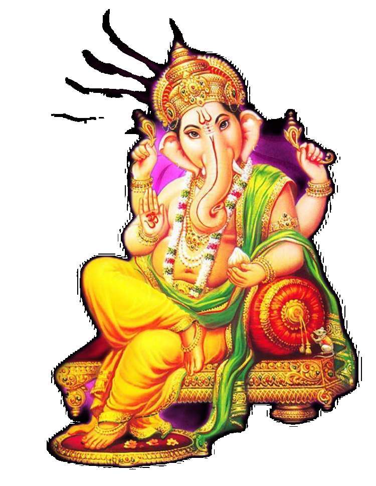 God Ganesh Ji Sitting PNG Images Download Free