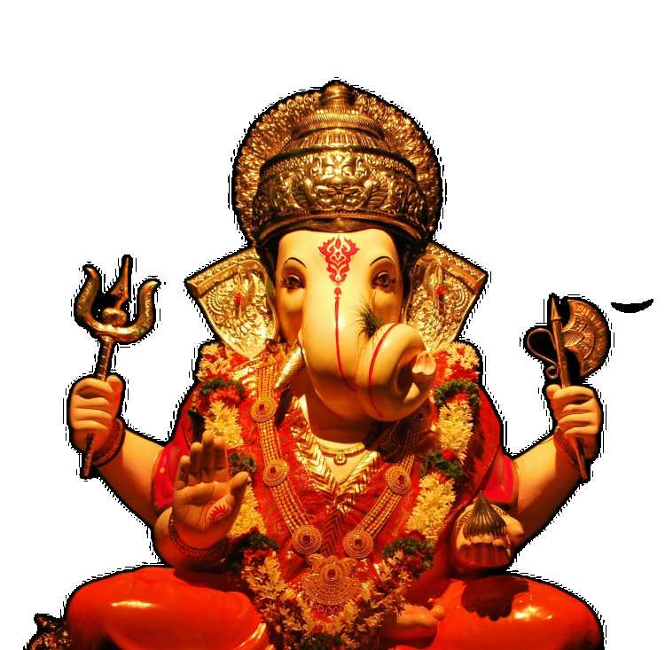 God Ganesh Sitting Statue PNG Images Download Free