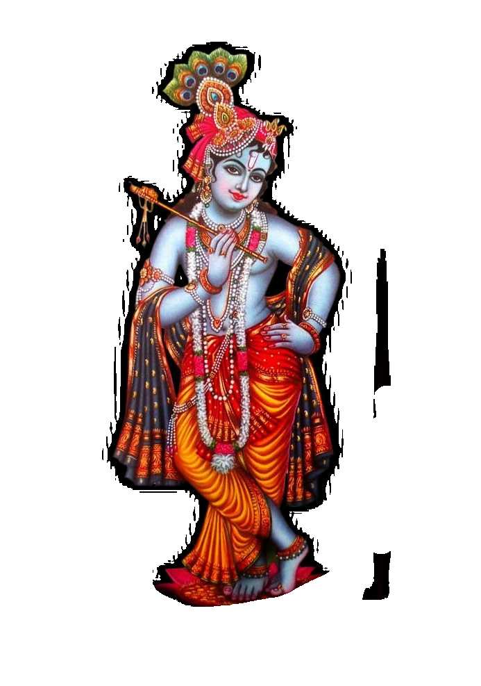 God  Krishna Full Body Transparent PNG Images HD