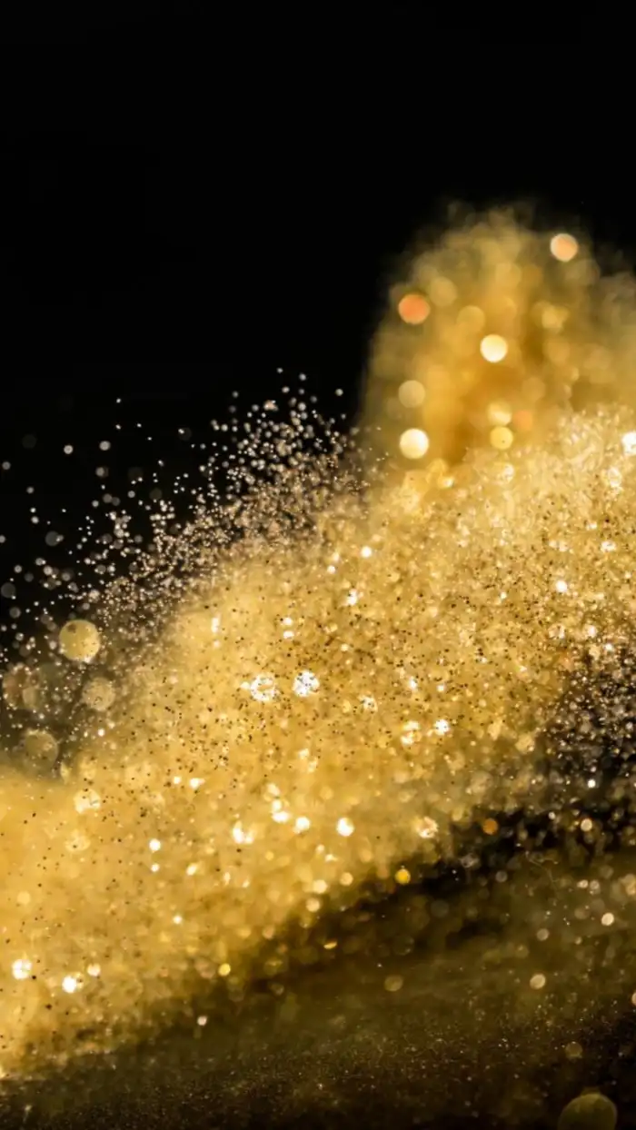 Gold Black Glitter Mobile Phone iPhone Background