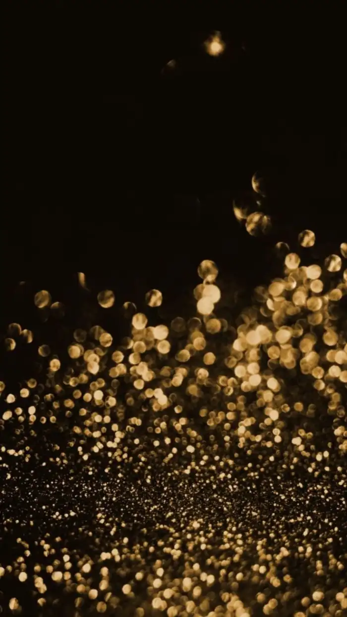 Gold Black Glitter Mobile Phone iPhone Background