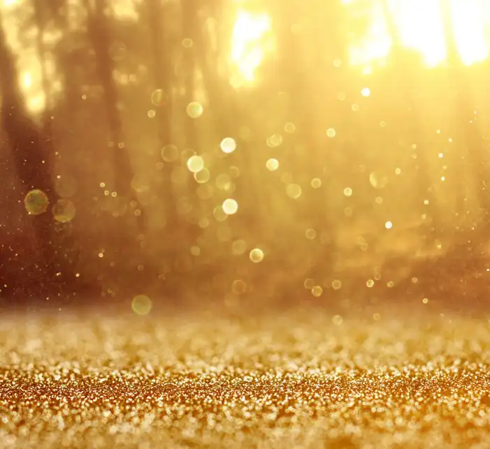 Gold Glitter Bokeh Light Background HD Images