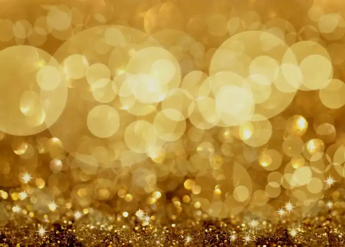 Gold Glitter Bokeh Light Background HD Images