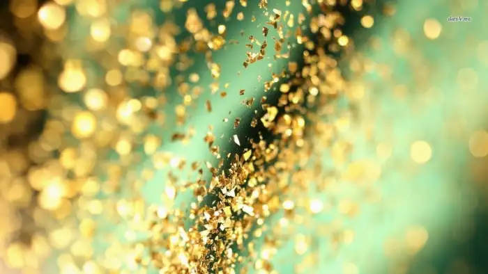 Gold Glitter Green Background HD Wallpapers Images