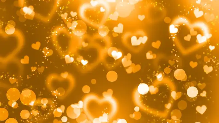 Gold Glitter Heart Background HD Wallpapers Images