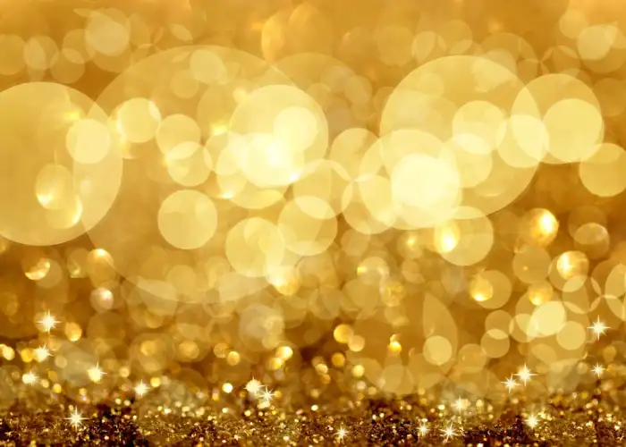 Gold Glitter Light Sparkle Background Free