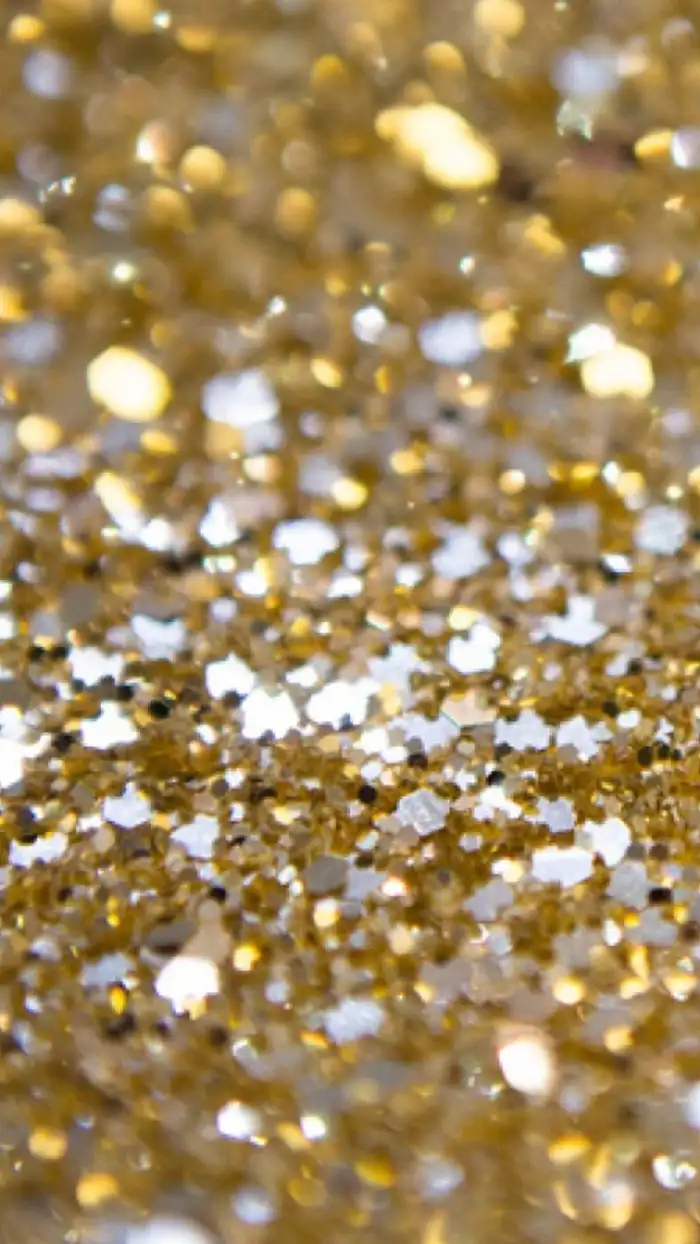 Gold Glitter Mobile Phone iPhone Background