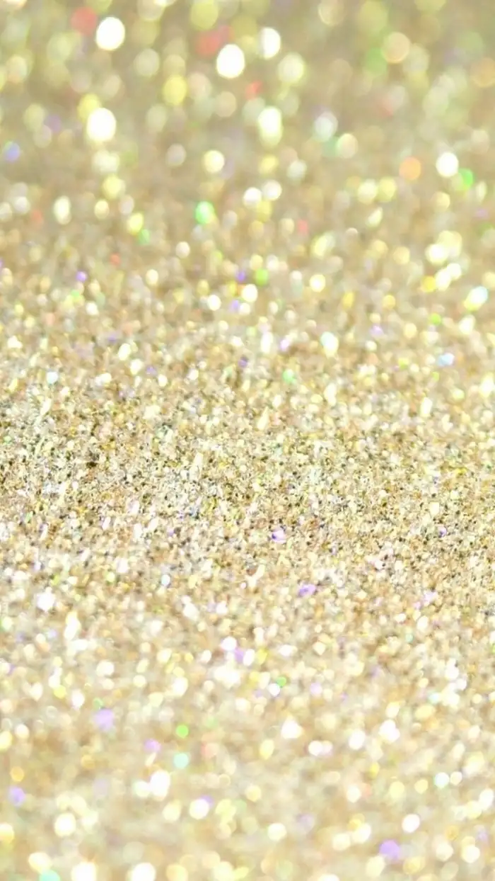 Gold Glitter Mobile Phone iPhone Background