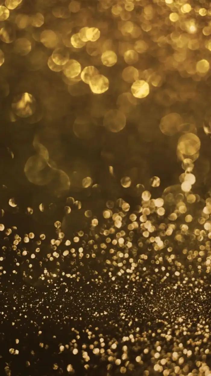 Gold Glitter Mobile Phone iPhone Background