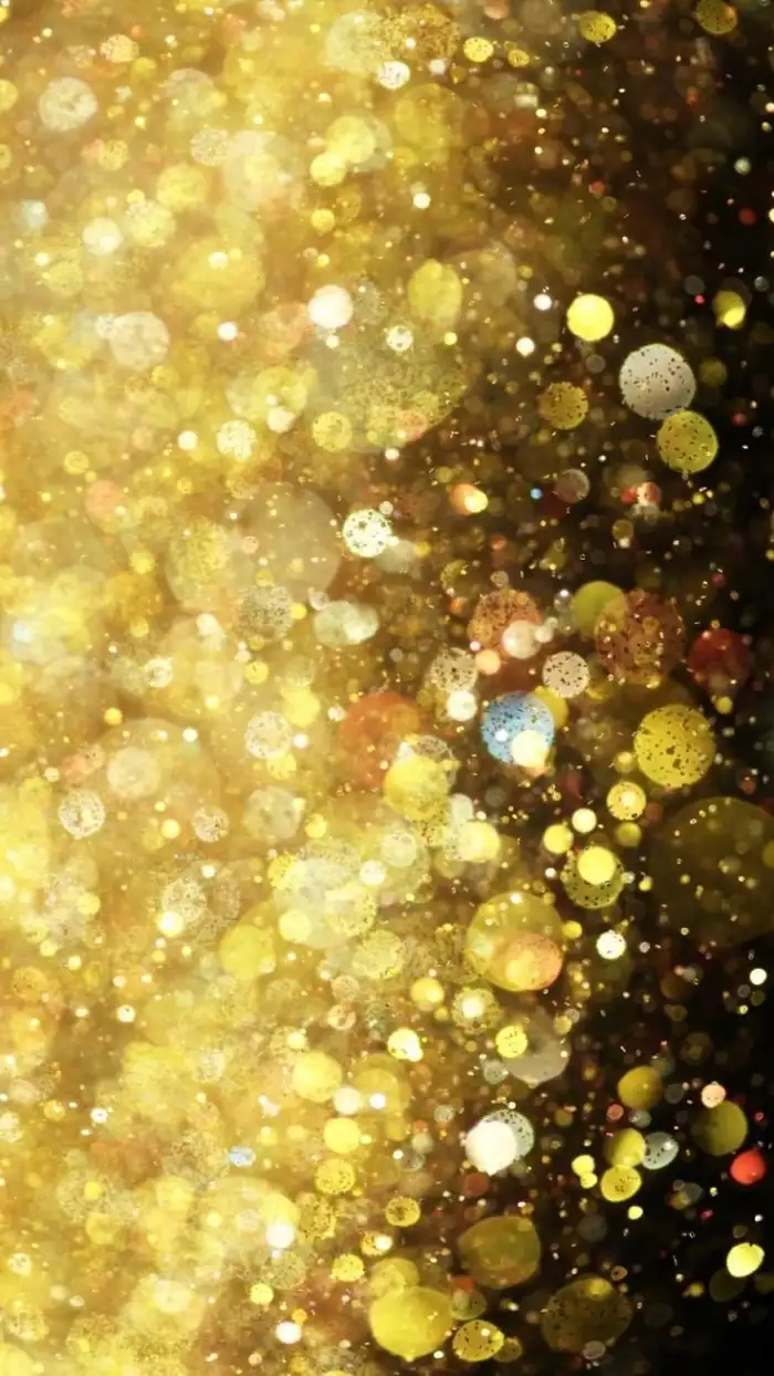 Gold Glitter Star Light Mobile Phone iPhone Background