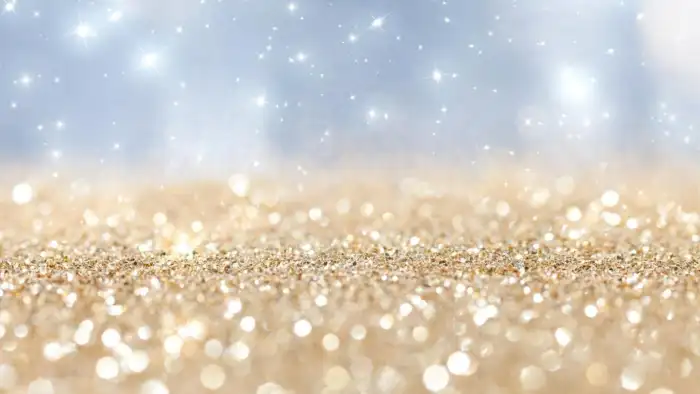 Gold Glitter White Bokeh Background HD Wallpapers Images