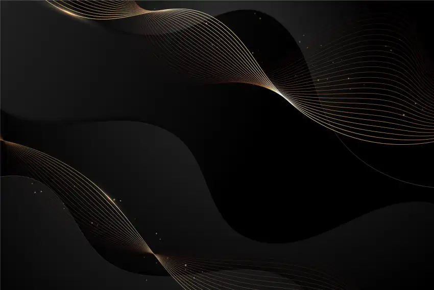 Gradient Black Background With Wavy Line HD Download