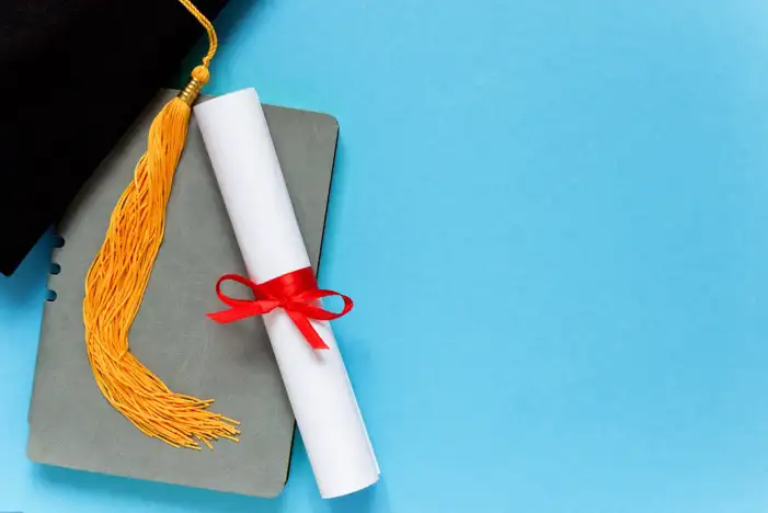 Graduation Cap With Diploma Digree Background HD Images