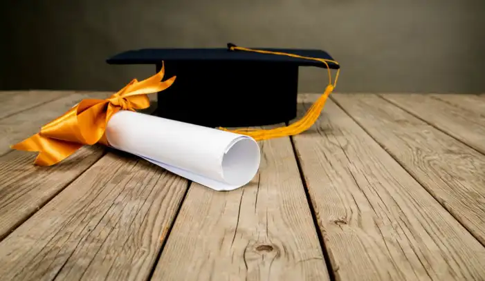 Graduation Cap With Diploma Digree Background HD Images