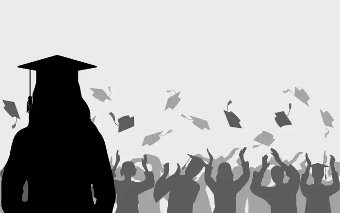 Graduation People Throwing Caps In The Air Background HD Images