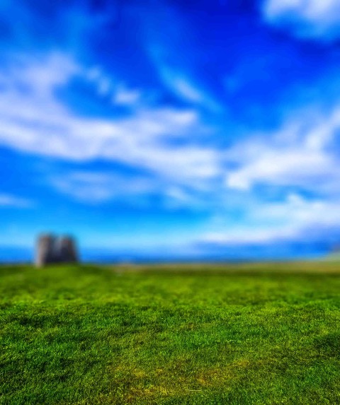 Grass Field Blue Sky Editing Background Full HD Download