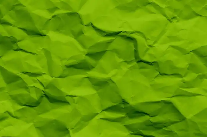 Green Crumpled Paper Background HD Images