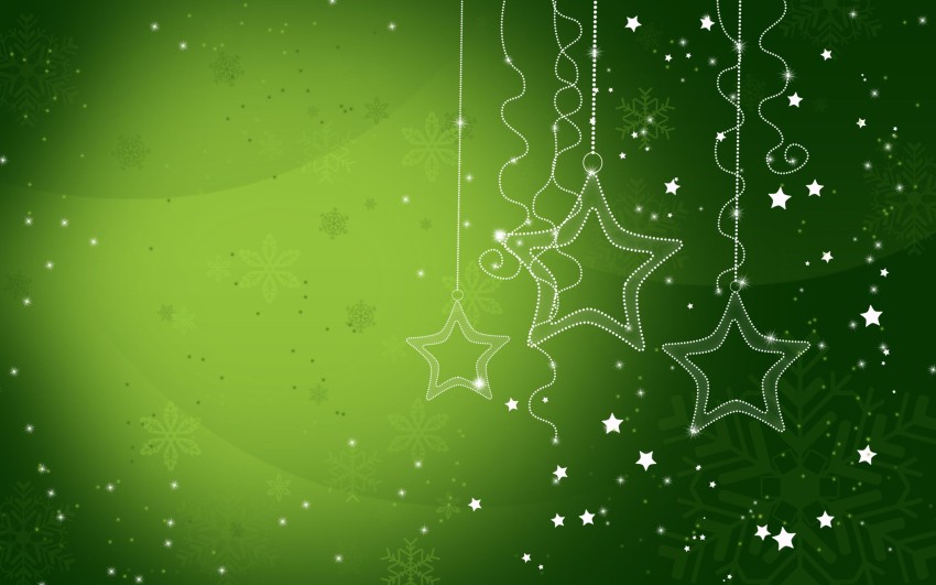 Green Merry Christmas HD Background Wallpaper Image