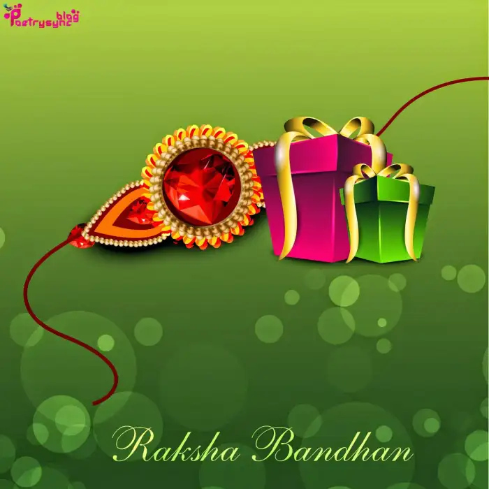 Green Rakhi Gift Raksha Bandhan Background