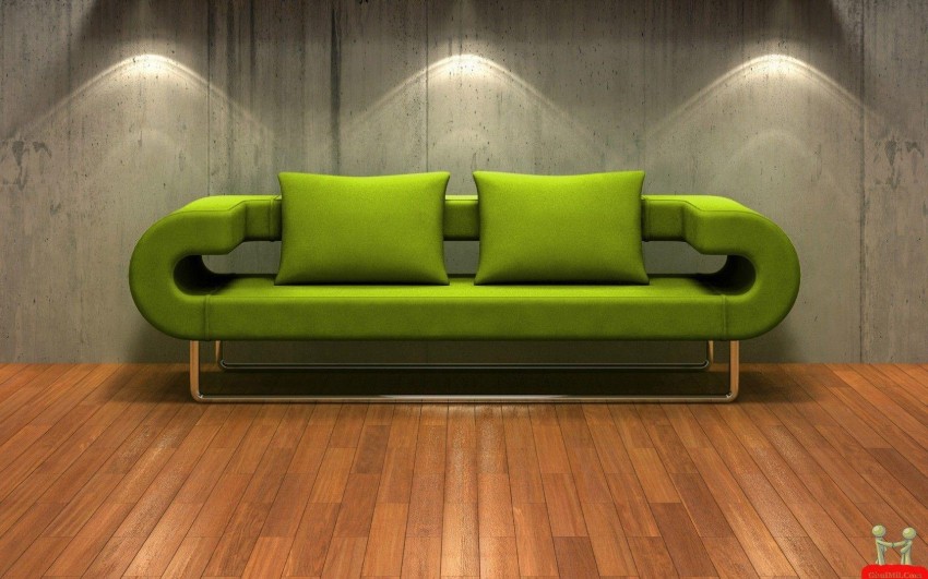 Green Sofa HD Background Wallpaper Download