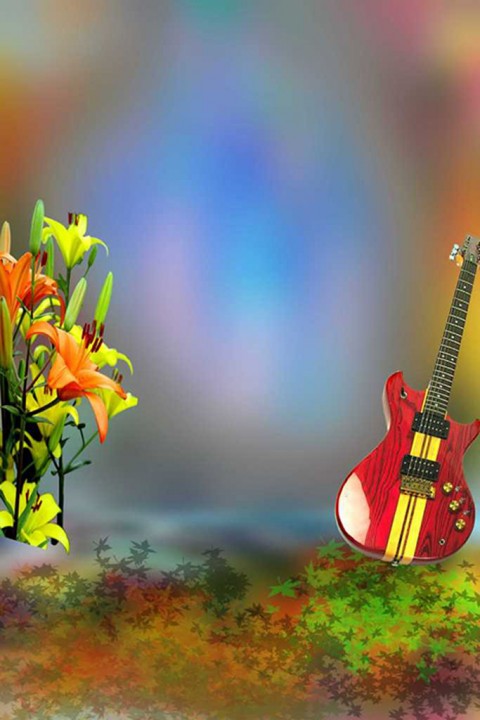 Guitar Studio Background Download