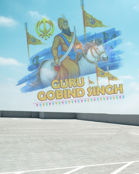 Guru Gobind Singh Editing Background For Photoshop