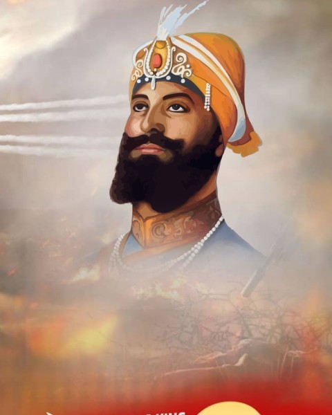 Guru Gobind Singh Editing Background For Photoshop