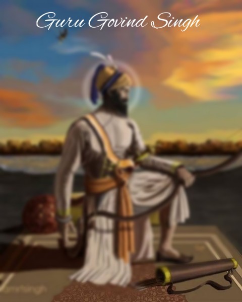 Guru Gobind Singh Ji CB Editing Background