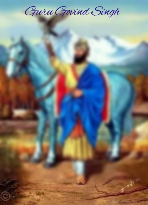 Guru Gobind Singh With Horse PicsArt Editing Background