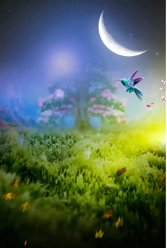 Half Moon Nature CB Photo Editing Background HD Download