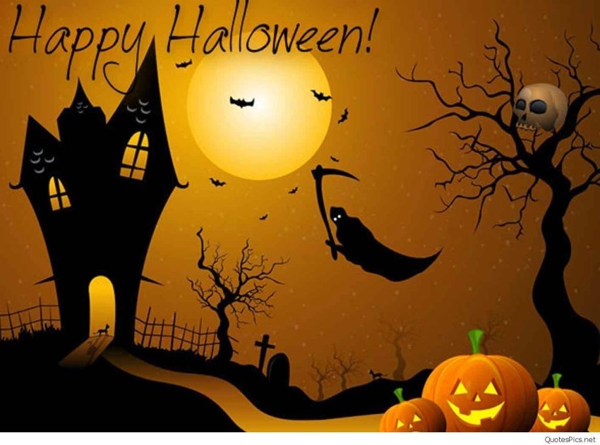 Halloween Banner HD Background Wallpaper Download