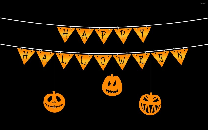 Halloween Banner HD Background Wallpaper Download