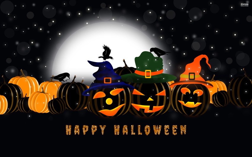 Halloween Banner HD Background Wallpaper Download