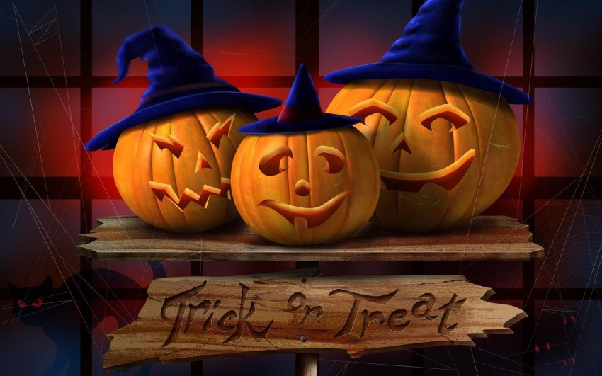 Halloween Banner HD Background Wallpaper Download