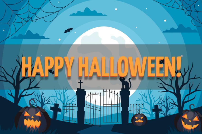 Halloween Banner HD Background Wallpaper Download