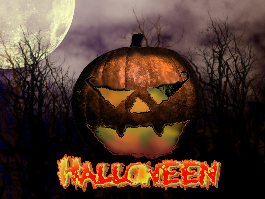 Halloween Banner HD Background Wallpaper Download