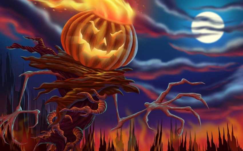 Halloween Blurred  Wallpaper Background  Pic