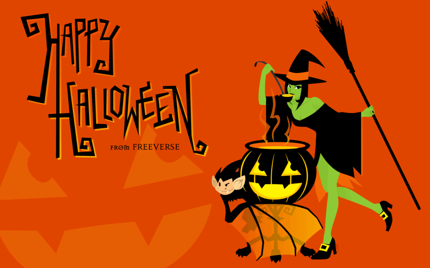 Halloween Computer HD Wallpaper Background