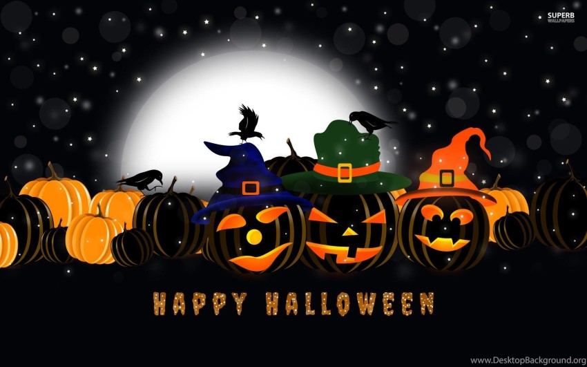 Halloween Computer HD Wallpaper Background