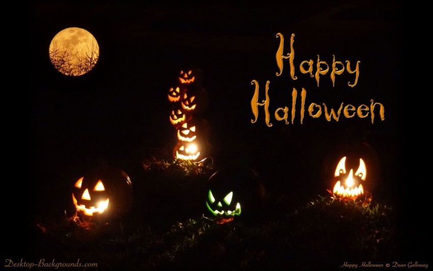 Halloween Computer HD Wallpaper Background