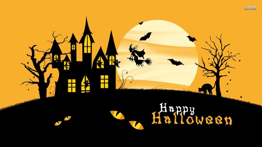 Halloween Computer HD Wallpaper Background