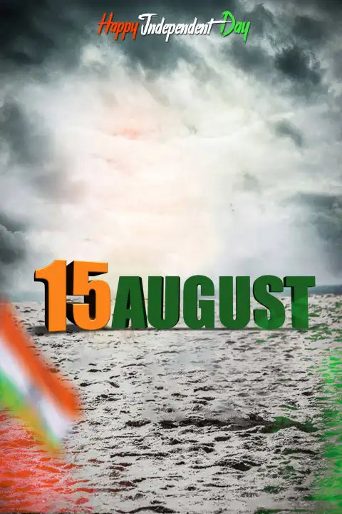 Happy 15 August  CB Manipulation Background HD Download