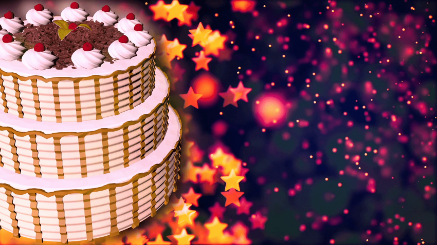 Happy Birthday Background Download With Cake