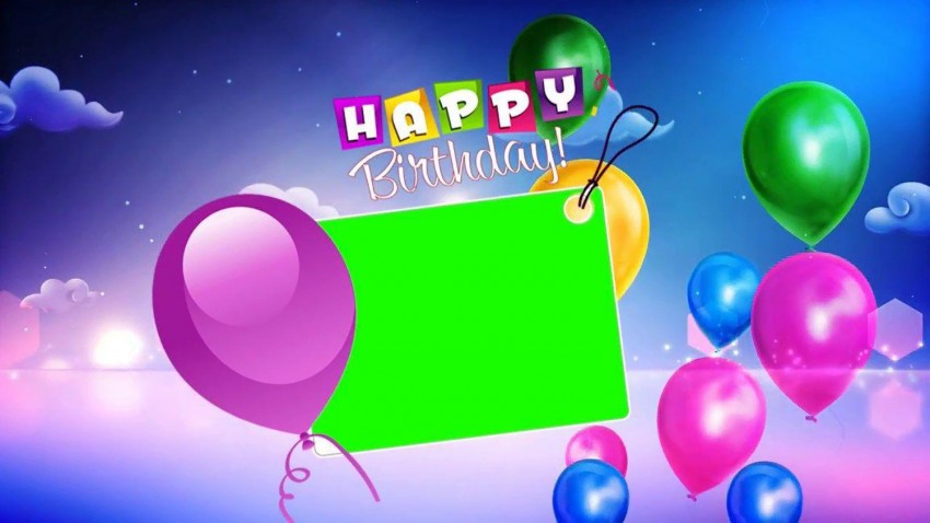 Happy Birthday Background  For Photo Editing