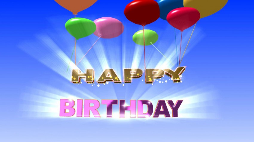 Happy Birthday Background Full HD With Balloon (9)