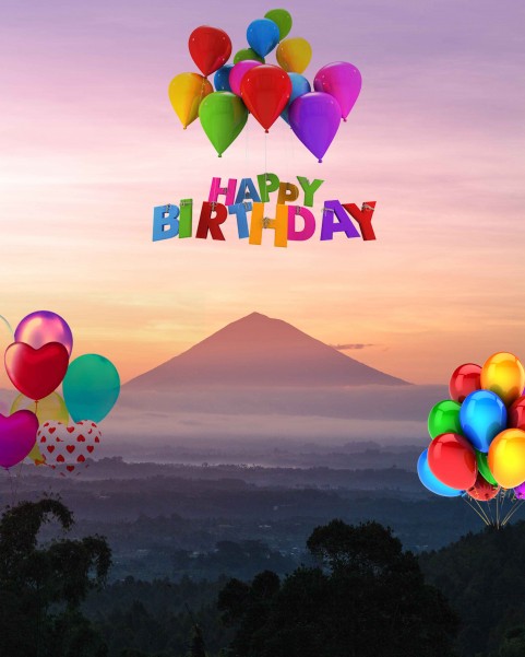 Happy Birthday Picsart Editing Background With Balloon