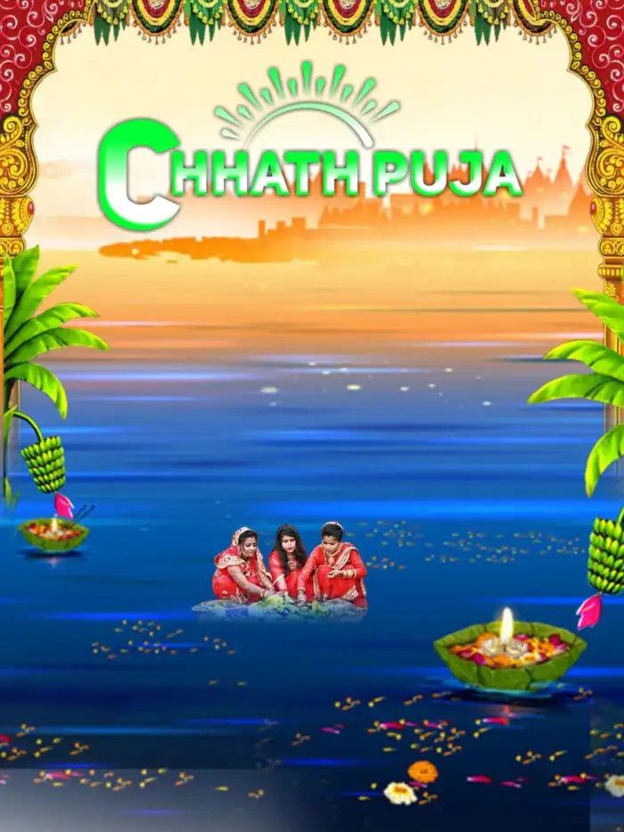 Happy CB Chhath Puja Editing Background HD