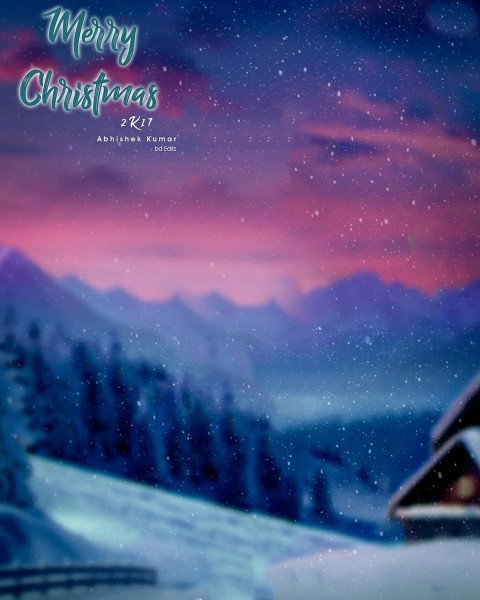 Happy  Christmas Day CB PicsArt Background